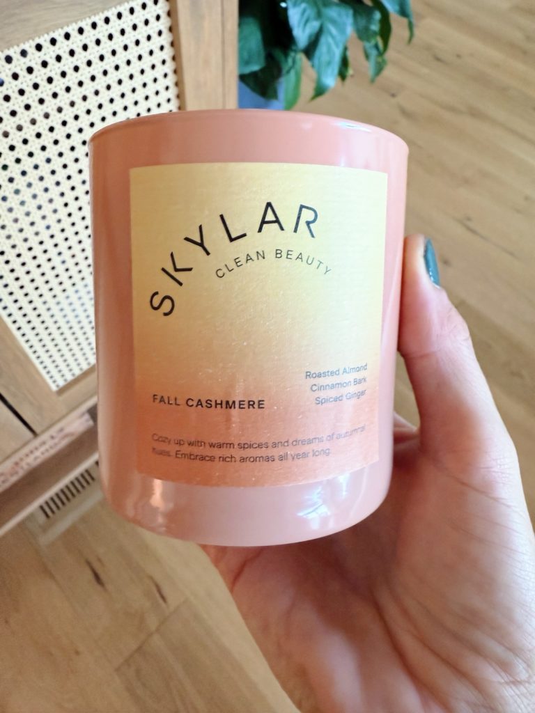 skylar fall cashmere candle