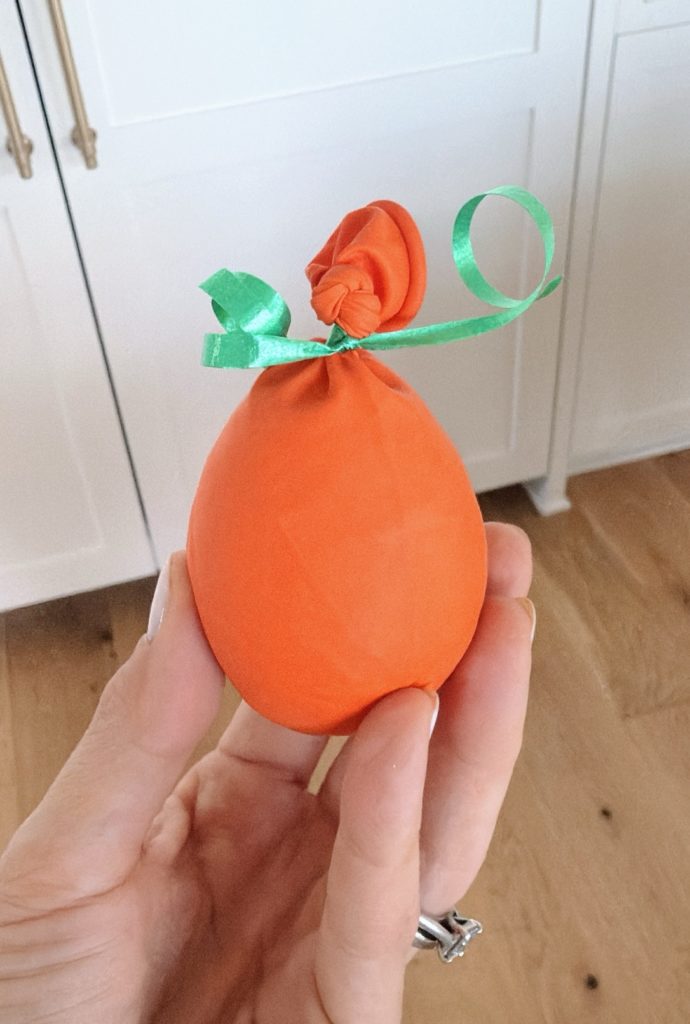 pumpkin balloon stress ball kid craft