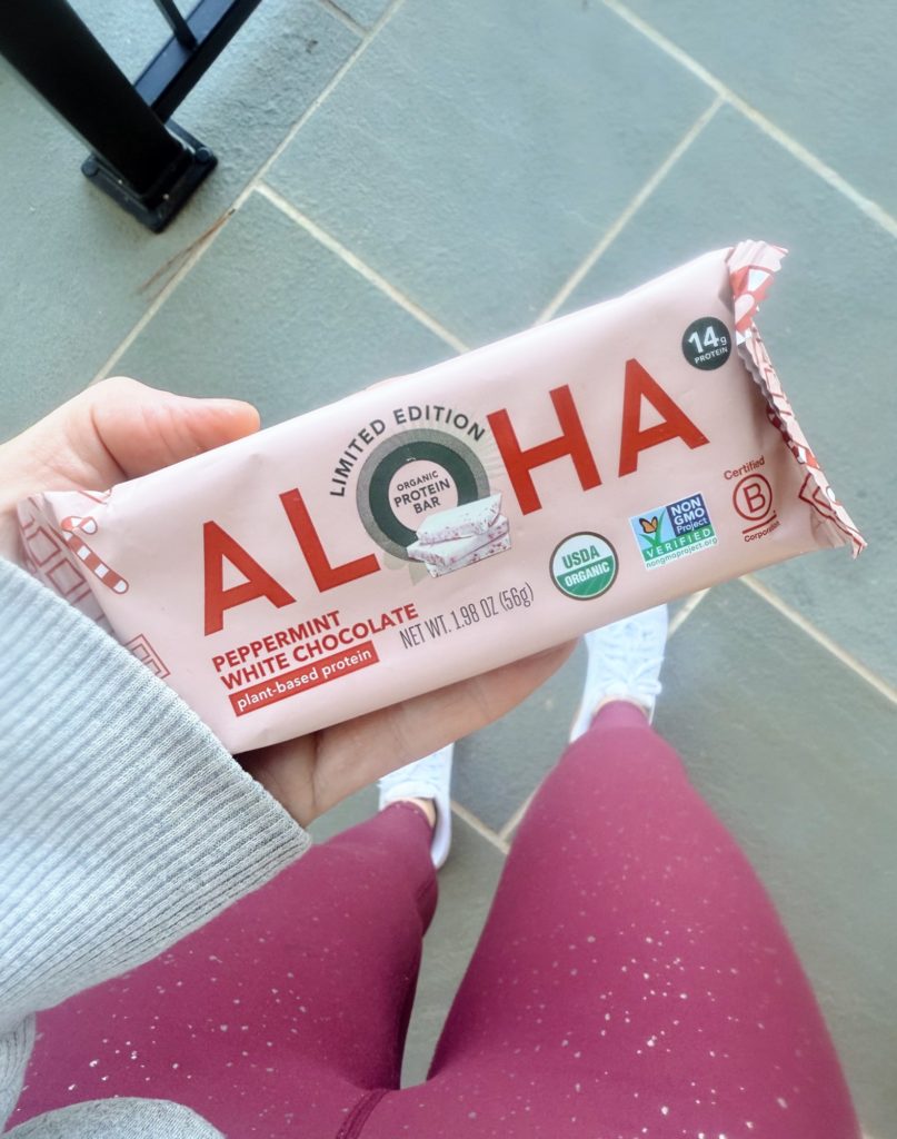 ALOHA White chocolate protein bars