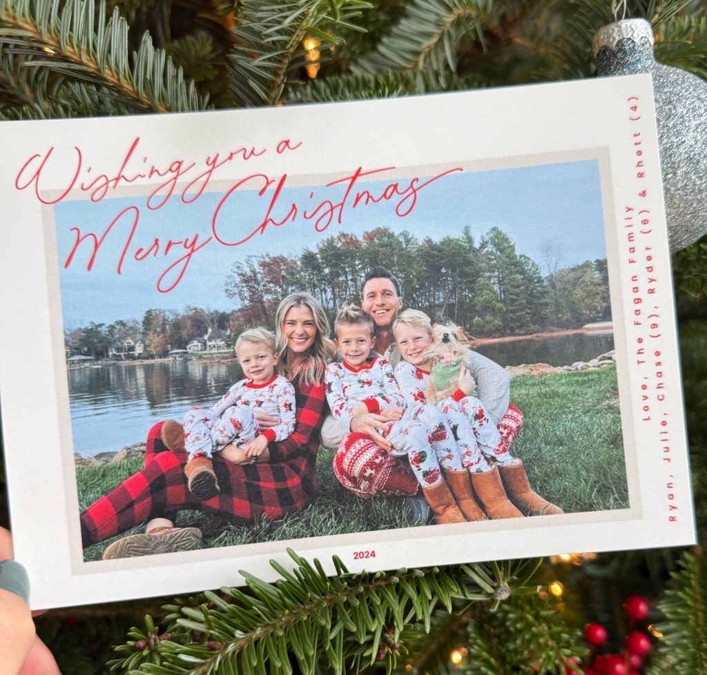 christmas card fagan family