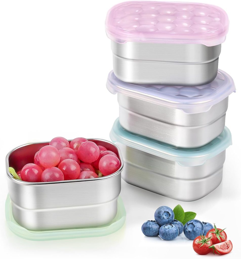 stainless steel snack containers